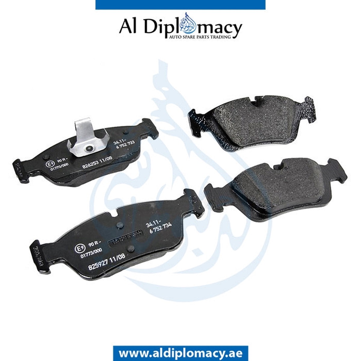 GENUINE BMW 3 SERIES E46 FRONT BRAKE PAD - 34116761244