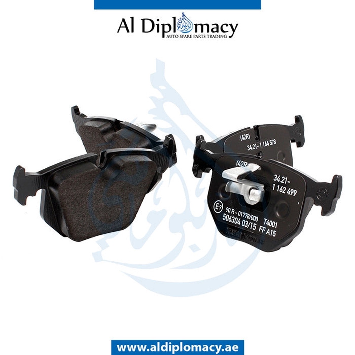 GENUINE BMW 3 SERIES E46 REAR BRAKE PAD - 34216761248