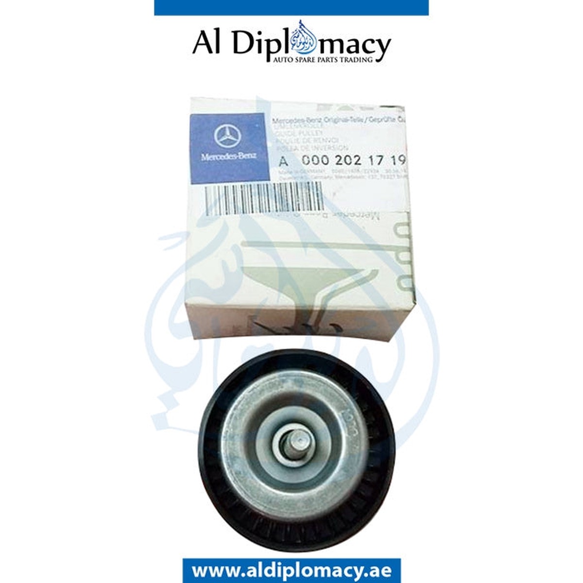 ORIGINAL MERCEDES-BENZ SLK CLASS R172 GUIDE PULLEY - A0002021719