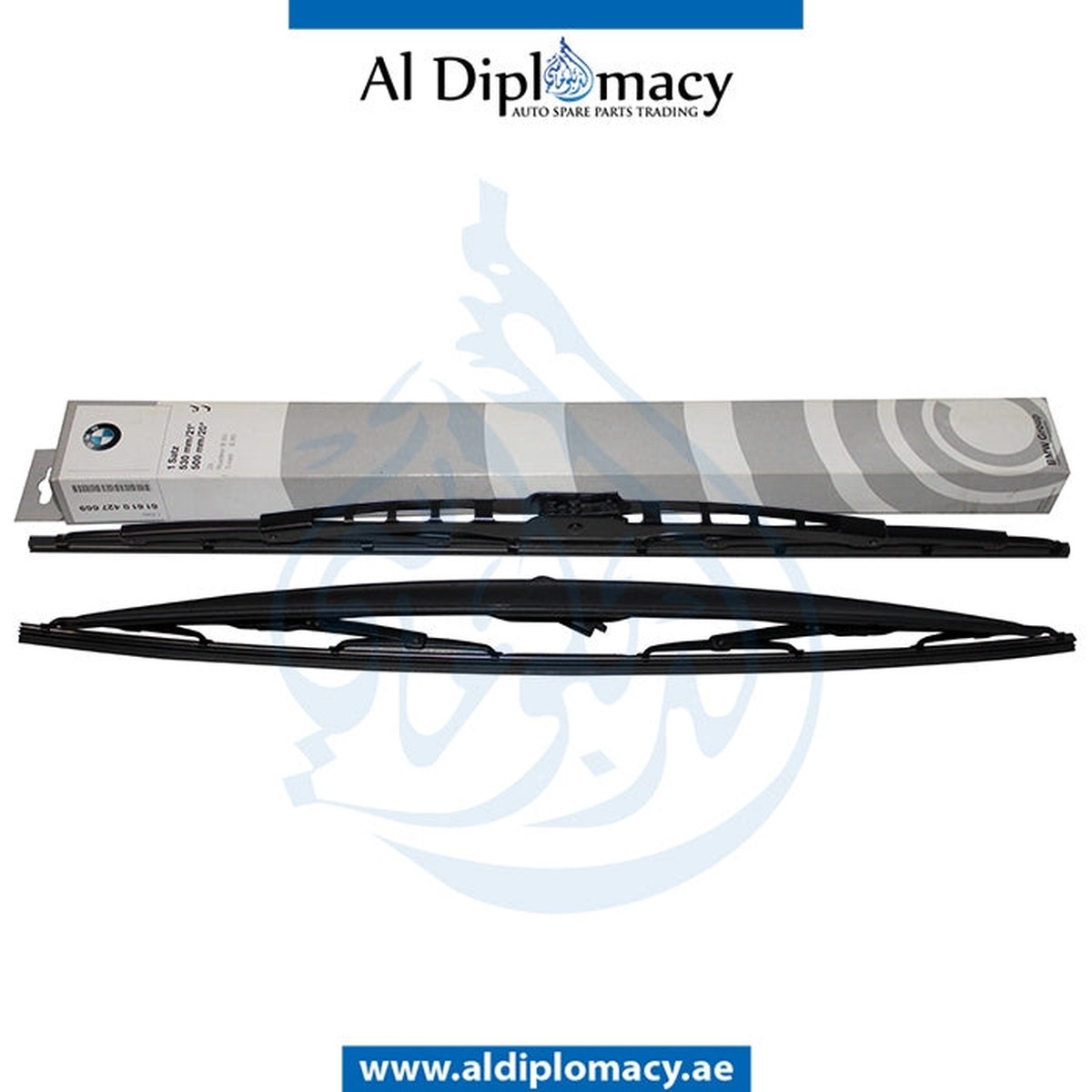 GENUINE BMW FRONT WIPER BLADE, SET - 61610427669