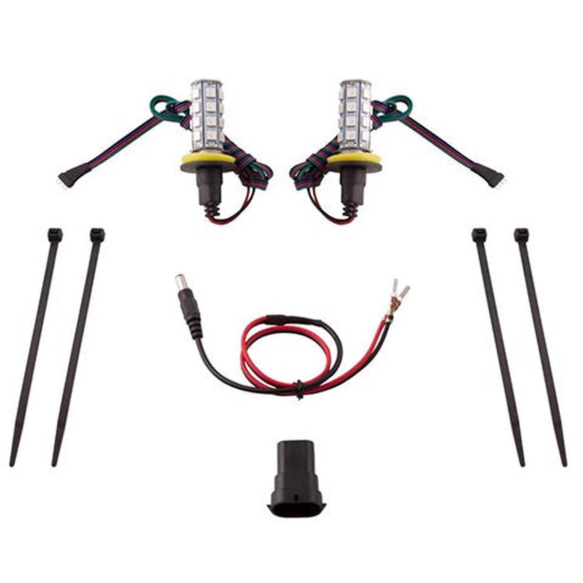 Diode Dynamics Multicolor H11 Bulb Fog Light LED Kit | 2003-2006 Mitsubishi Evo 8/9, and 2008-2015 Mitsubishi Evo X (DD0160P)