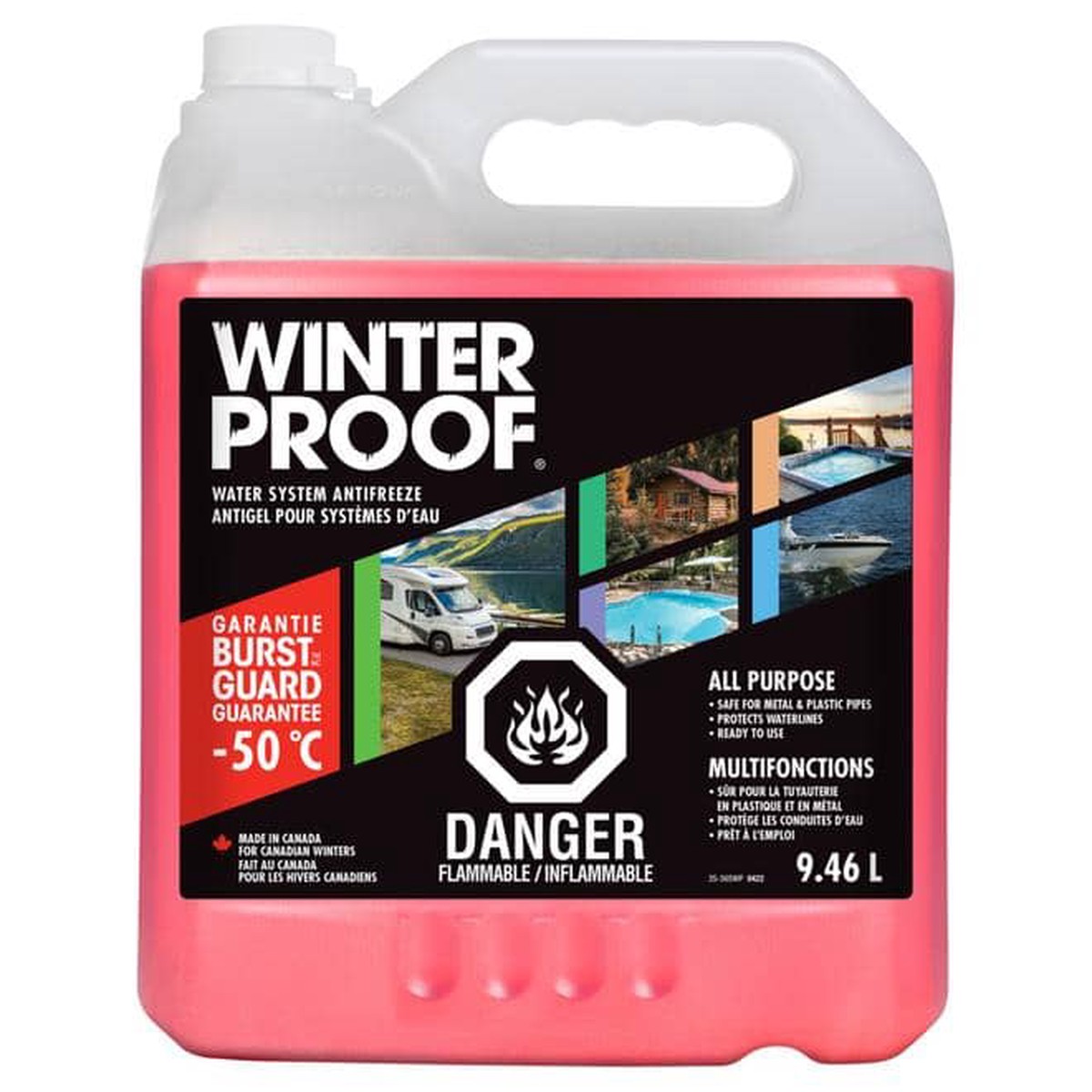 WINTERPROOF WATER SYSTEM ANTIFREEZE