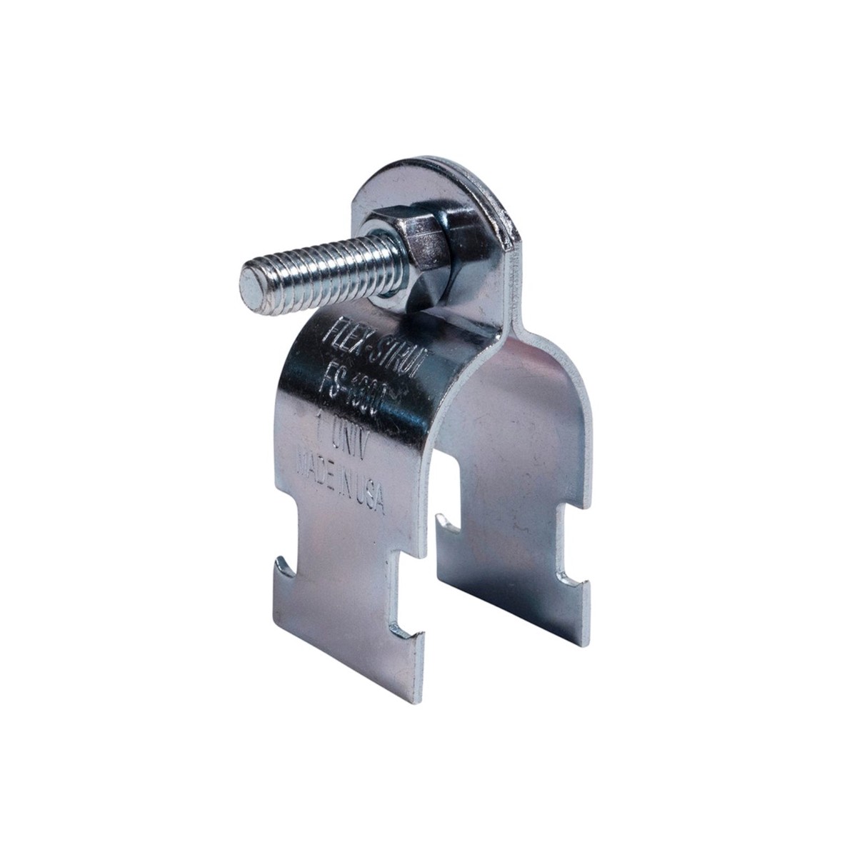 1-1/4" Rigid Conduit Pipe Strut Clamp - Electro-Galvanized