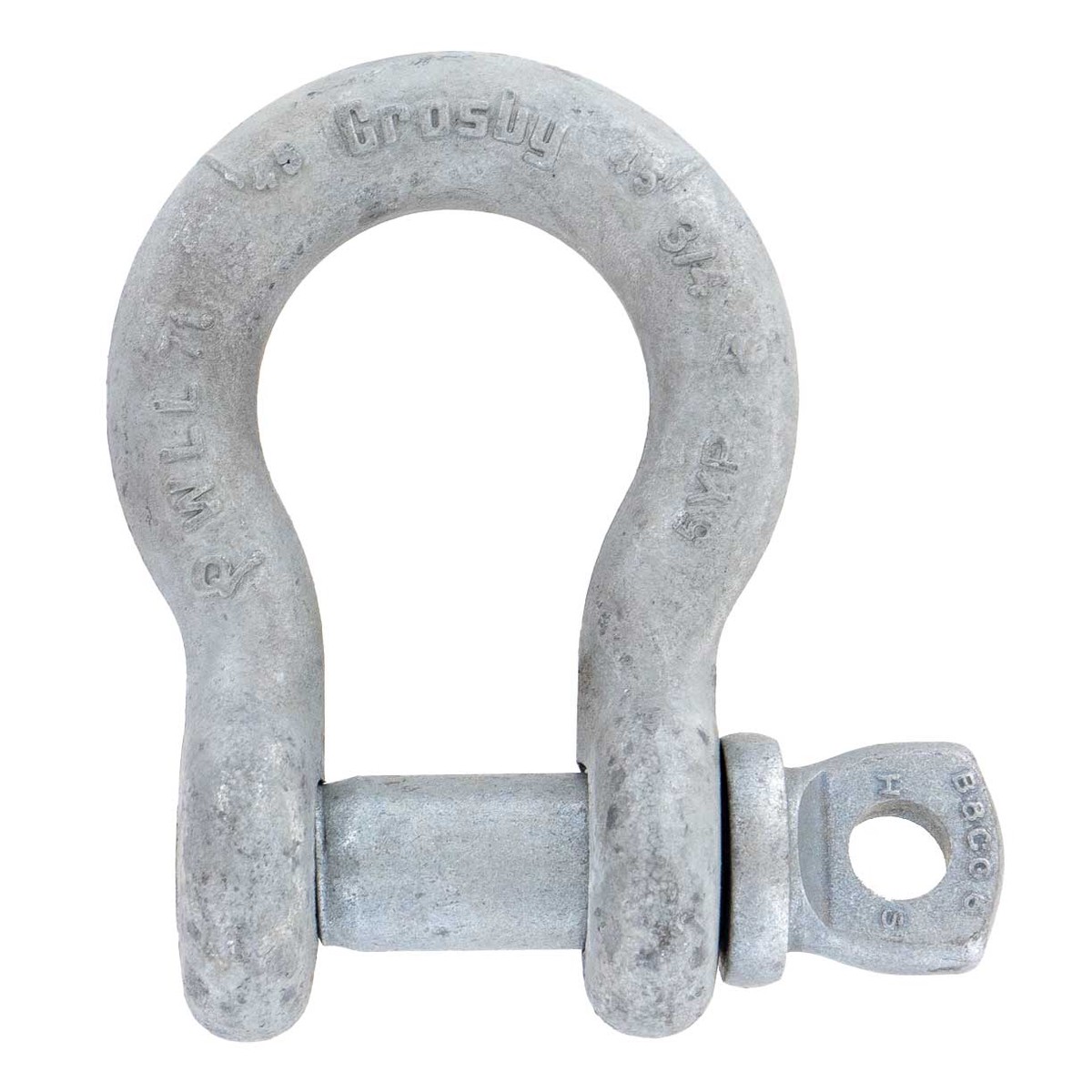 1-1/4" Crosby Alloy Screw Pin Anchor Shackle | G-209A - 18 Ton