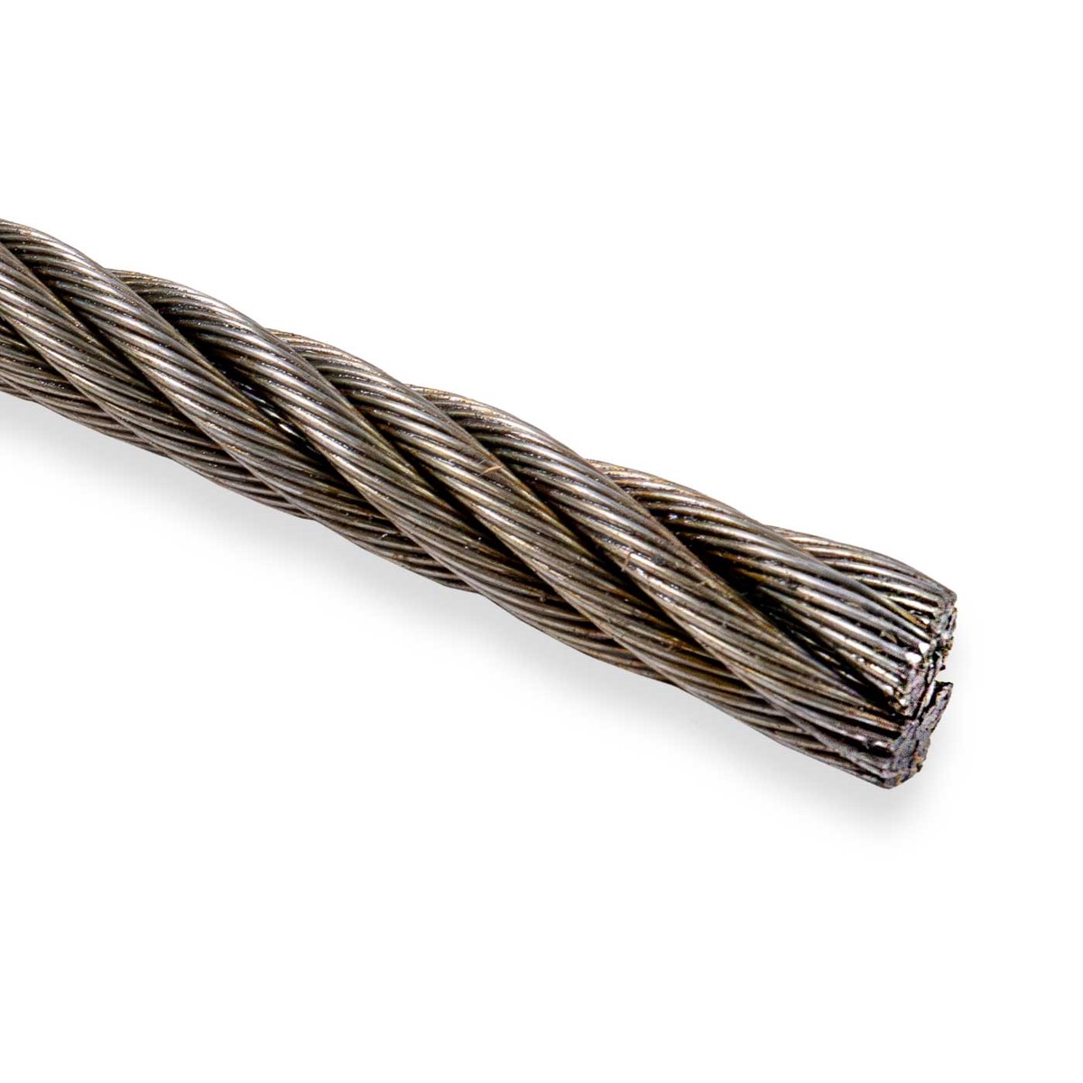 1-1/4" 6x19 Bright Wire Rope - EIPS IWRC | Linear Foot