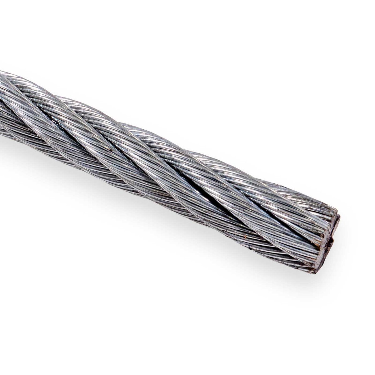 1-1/4" 6x19 Galvanized Wire Rope - EIPS IWRC | Linear Foot