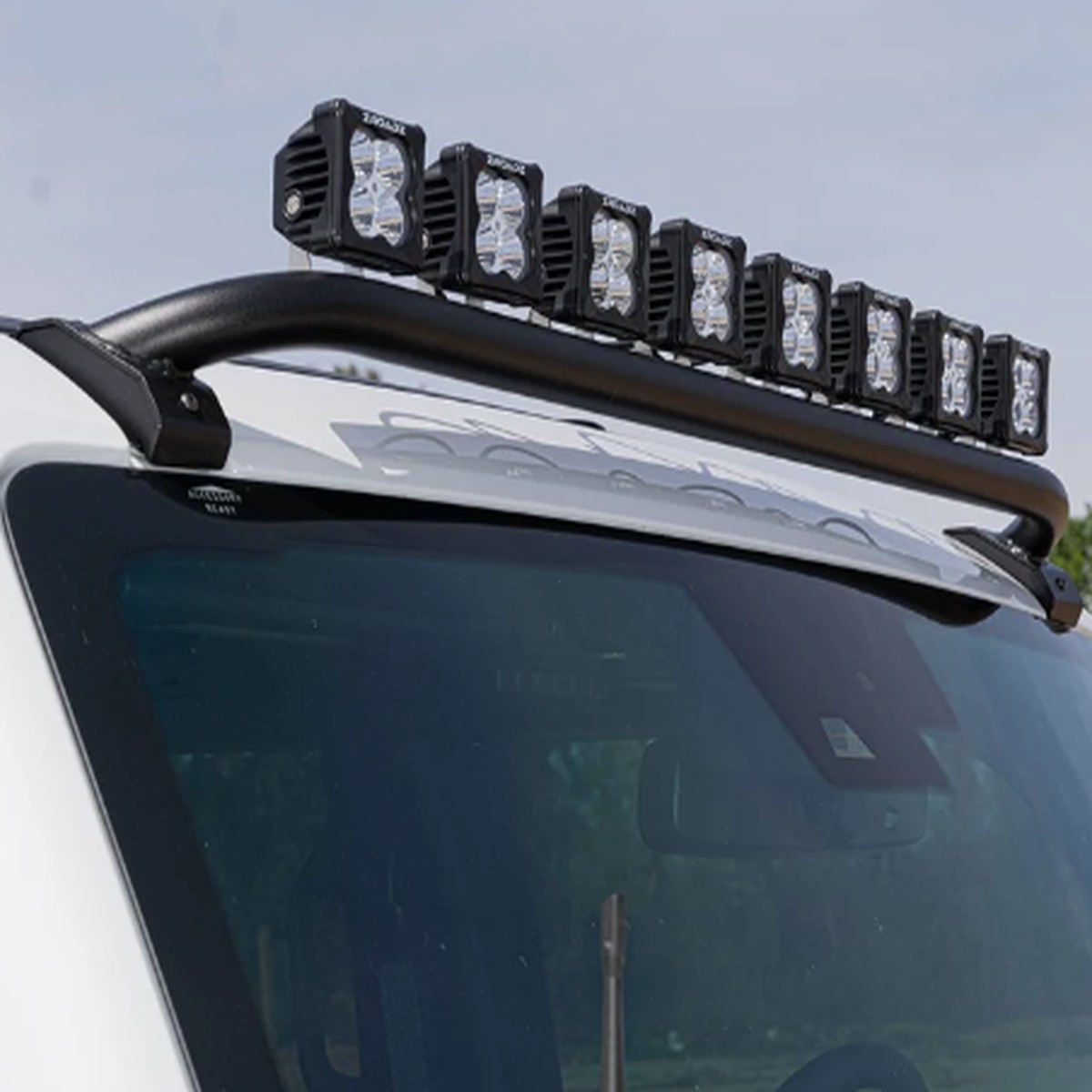 ZROADZ Front Roof Multiple LED Pods Mount Kit | White (Bronco 2021+)