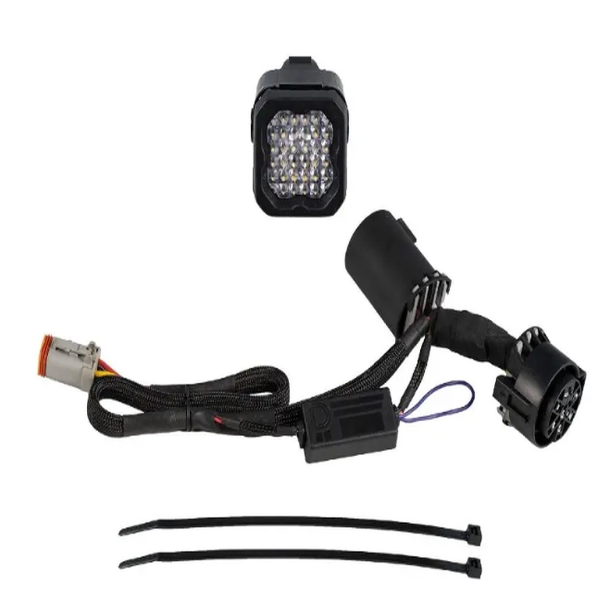 Diode Dynamics Hitch Mount LED Pod Reverse Kit C1R +Brake (Wrangler JL 2018+)
