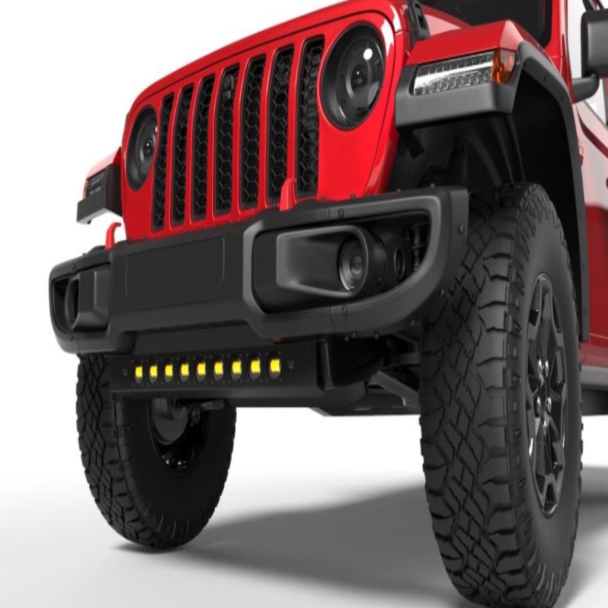 Oracle Lighting Skid Plate with Integrated LED Emitters | Yellow (Wrangler JL & Gladiator JT 2018+)
