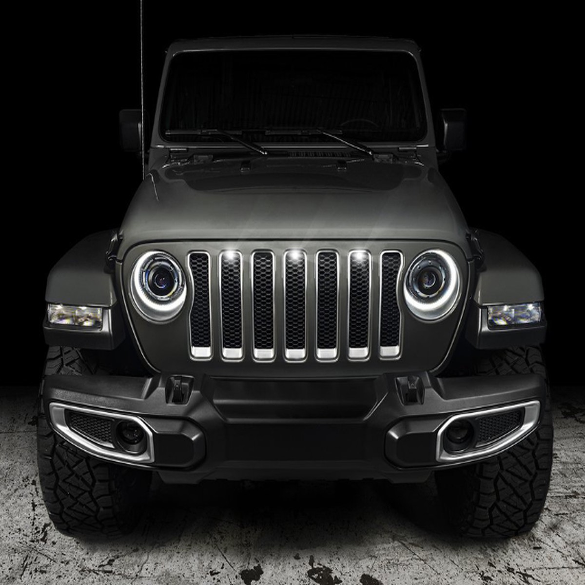 Oracle Lighting Pre-Runner Style LED Grille Light Kit | White (Wrangler JL 2018+)