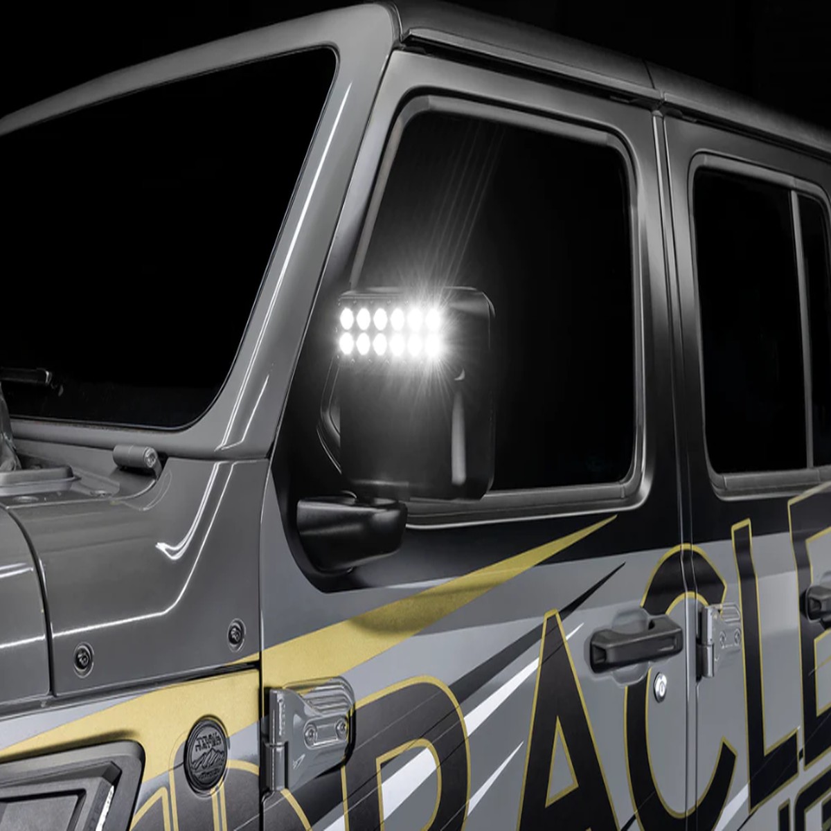 Oracle Lighting LED Off-Road Side Mirrors (Wrangler JL & Gladiator JT 2018+)