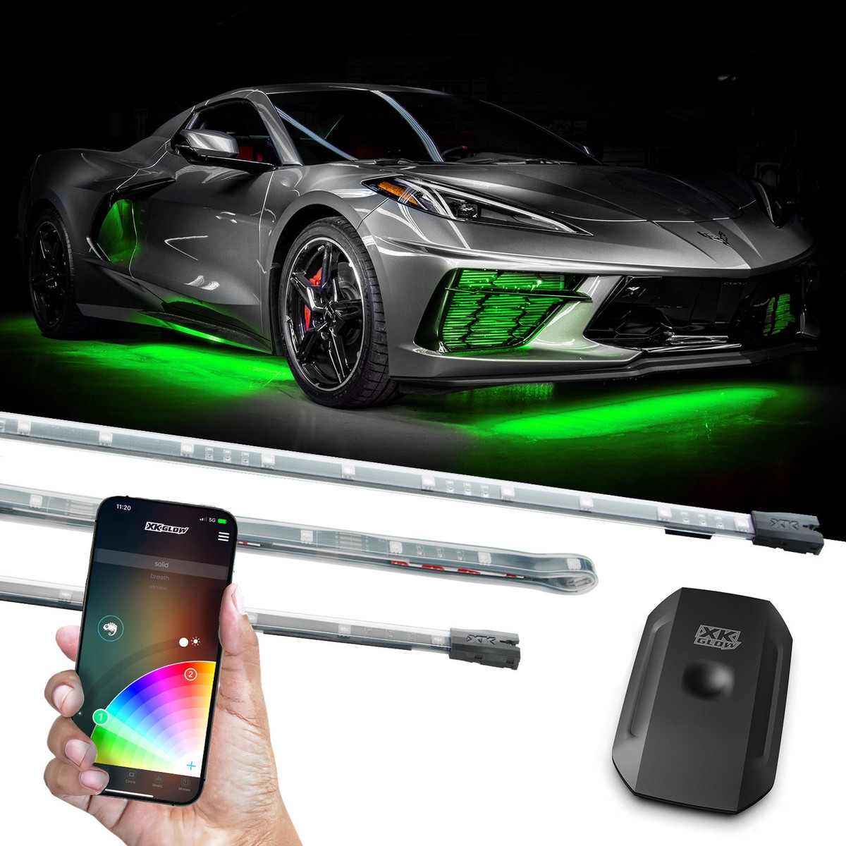 XK Glow XChrome Underbody LED Accent Light Kit