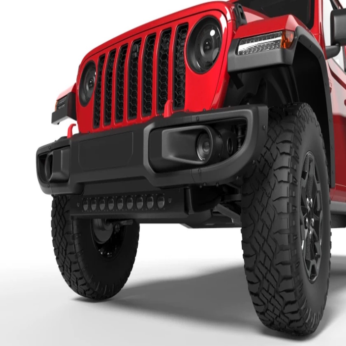 Oracle Lighting Skid Plate with Integrated LED Emitters | Clear (Wrangler JL & Gladiator JT 2018+)