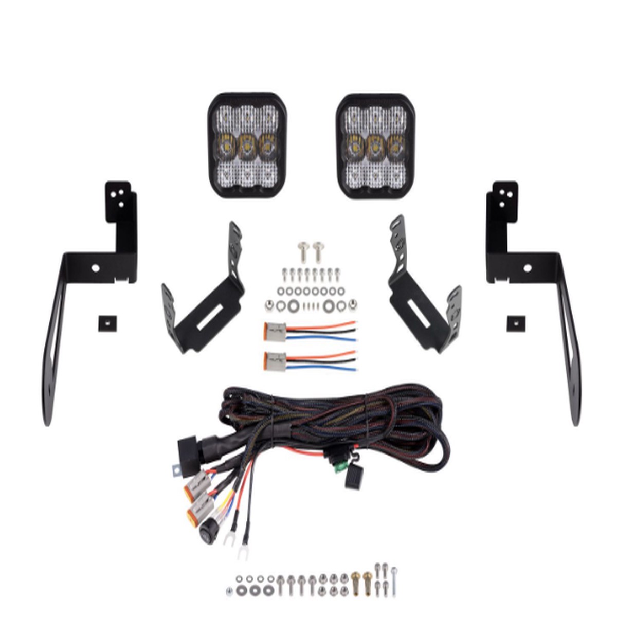 Diode Dynamics SS5 Bumper LED Pod Light Kit (Wrangler JK 2007-2018)