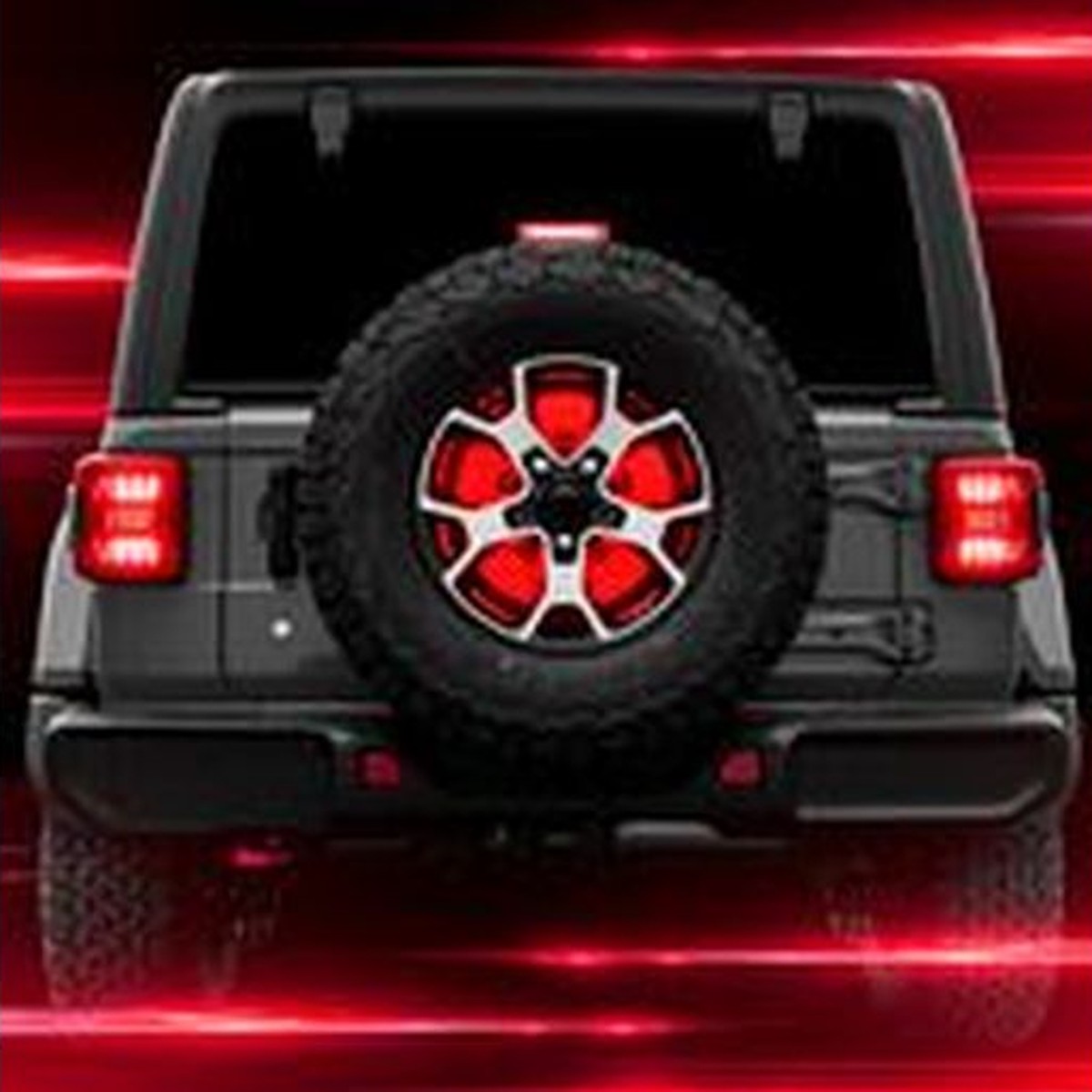 XK Glow Spare Tire Third Brake Light Ring (Wrangler JK, JL & Gladiator JT 2007+)