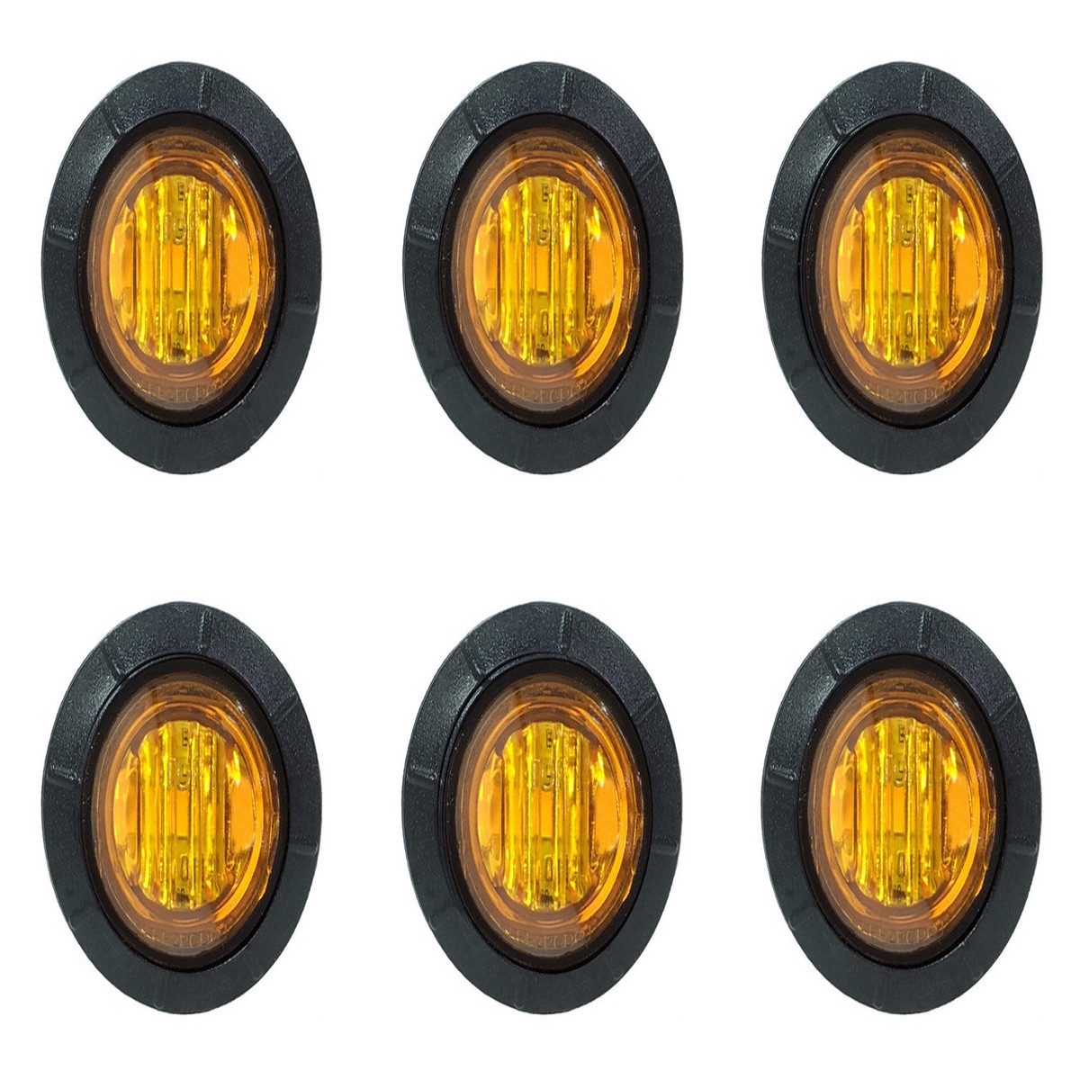 Quake LED 3/4" Side Market Lamps | 6 Pack (Wrangler JK, JL & Gladiator JT 2007+)